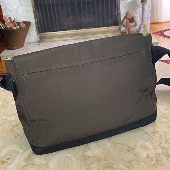 Authentic Gama-Go Birds Extra Large Heavy Nylon Messenger Bag Brown Owl Guitar - Picture 5 of 16